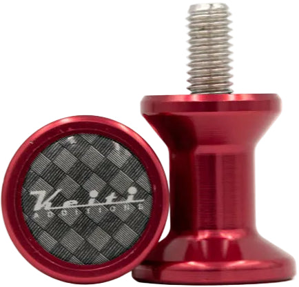 Keiti Additions 8mm Stand Bobbins - Red (New Design)