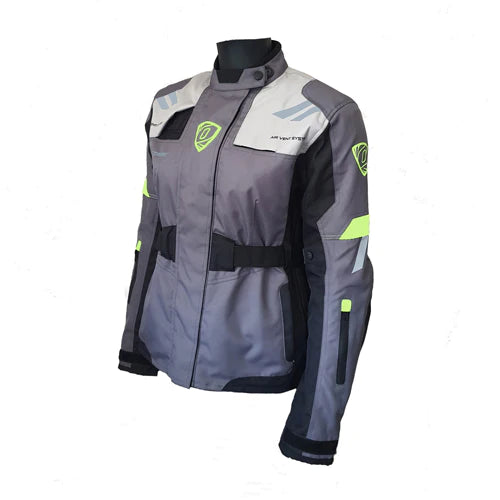 Octane Ladies Caroline Touring Jacket - Grey Fluo
