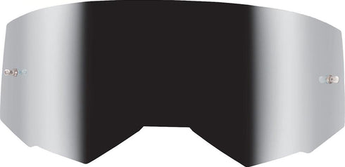 Fly Racing 2021 Single Lens W/ Post for Zone/Focus Goggles - Silver Mirror/Smoke