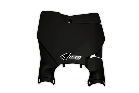 UFO Front Number Plate KTM SX/F/EXC (2016-2022) Black