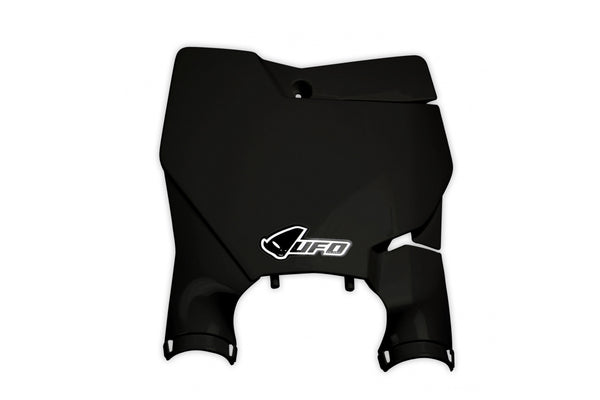 UFO Front Number Plate KTM SX/F/EXC (2016-2022) Black