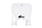 UFO Front Number Plate HUS TE/FE/FC/TC (2016-2022) White