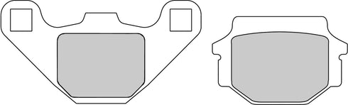Ferodo Ecofriction Front/Rear Brake Pad - FA67/FA251