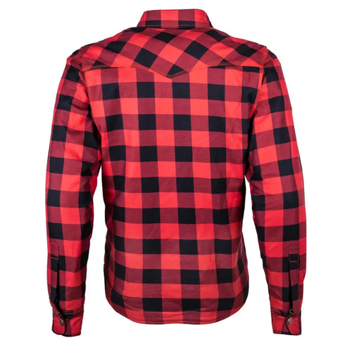Nexo Flanel Rider Shirt - BLACK/RED