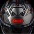 Shoei GT-Air 3 MM93 Collection Grip Helmet - TC-1 (Red/Silver)