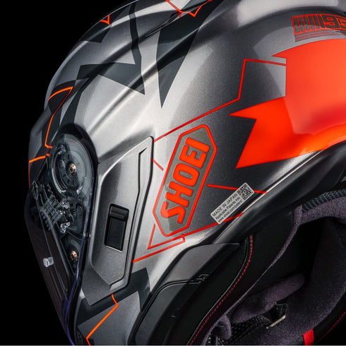 Shoei GT-Air 3 MM93 Collection Grip Helmet - TC-1 (Red/Silver)