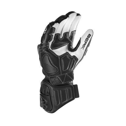 Berik Leather Gloves - Black/White