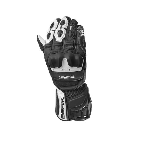 Berik Leather Gloves - Black/White