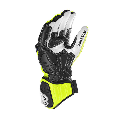 Berik Leather Gloves - Yellow/Black