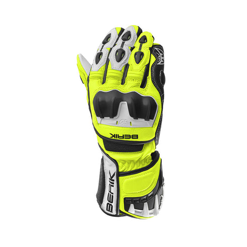 Berik Leather Gloves - Yellow/Black