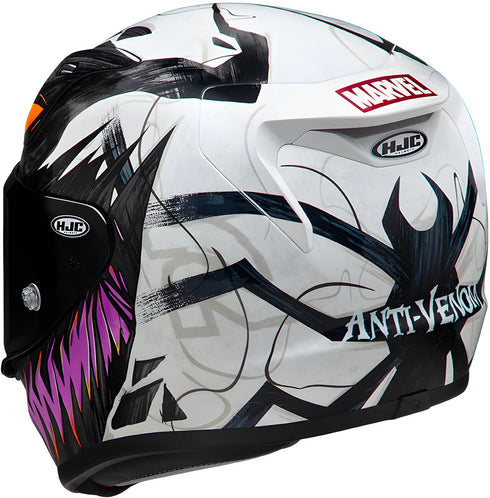 HJC RPHA 12 Helmet - Anti-Venom 2 Marvel (MC8) — Motorcycle Helmets (image 3 of 5)