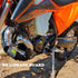 Hyde Racing Sump and Exhaust Guard - KTM/Husqvarna/GasGas 2 Stroke Dirt Bikes