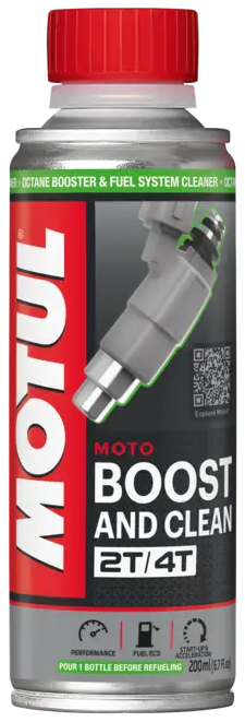Motul Boost & Clean Moto Fuel Additive - 200ml