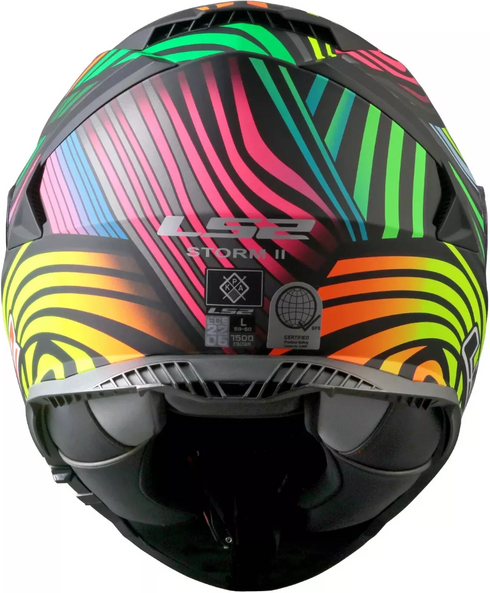 LS2 FF800 Storm II Power Helmet - Black/Rainbow Matt