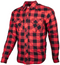 Nexo Flanel Rider Shirt - BLACK/RED