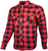 Nexo Flanel Rider Shirt - BLACK/RED