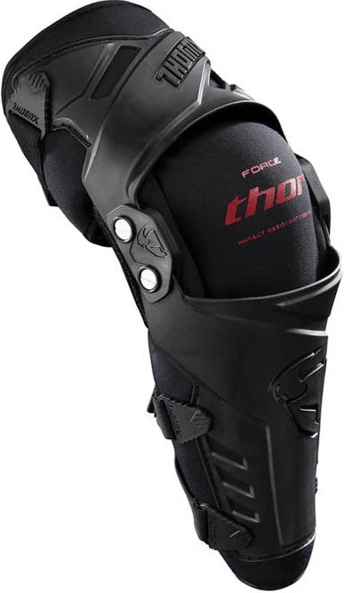 Thor MX Force Knee Guards - Black — Motorcycle Gear (image 2 of 2)