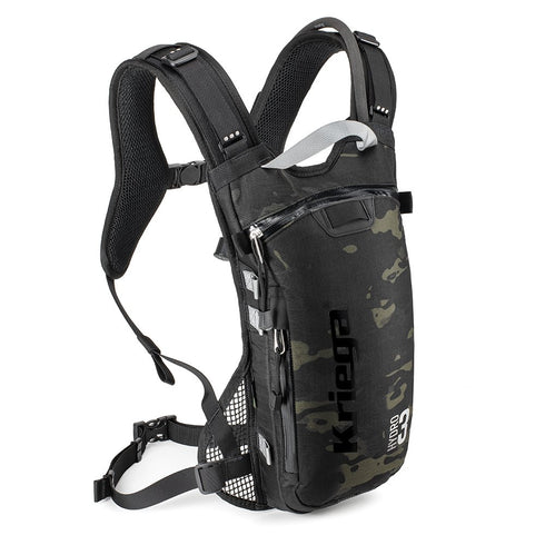 Kriega Hydro 3L Hydration Pack - MultiCam Black