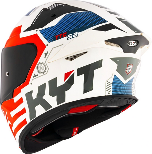 KYT TT-Revo Fuselage Helmet - Red