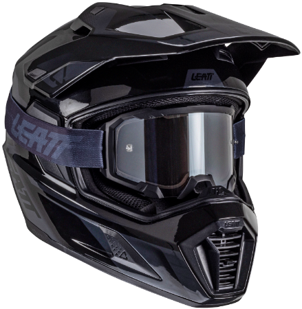 Leatt 8.5 ADV Helmet Stealth Helmet - Black/Grey