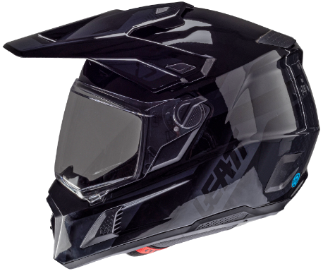 Leatt 8.5 ADV Helmet Stealth Helmet - Black/Grey