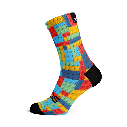 Sox Footwear Kids Crew Socks - Balloon Animal & Blocks Pack