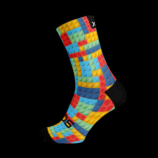 Sox Footwear Crew Socks - Blocks