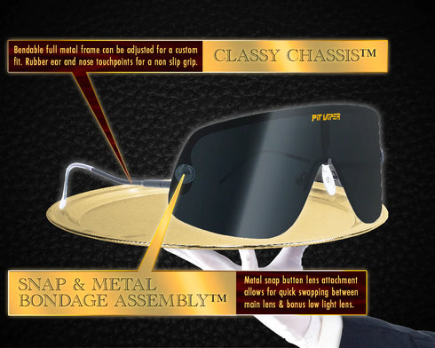 Pit Viper The Limousine Sunglasses - The Exec Polarized Limousine