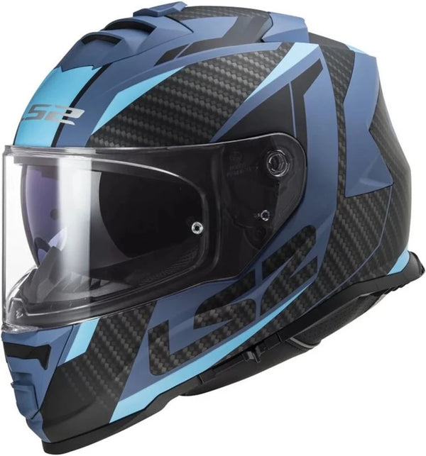 LS2 FF800 Storm II Racer Helmet - Blue Matt