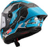 LS2 FF805 Thunder Carbon GP Aero Adrián Huertas Replica Helmet - Blue/White/Black Gloss