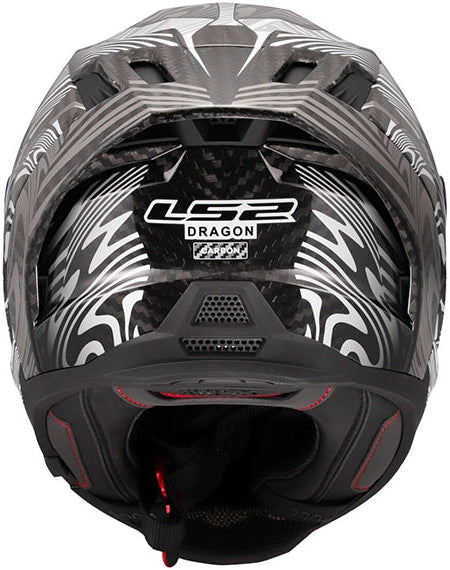 LS2 FF807 Dragon Enthum Helmet - Silver
