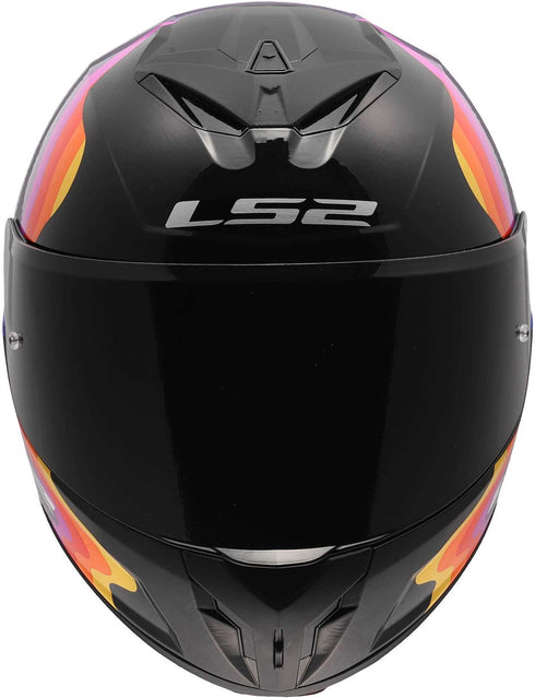 LS2 FF820 Rapid III Flow Helmet - Black/Multi Gloss