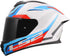 LS2 FF820 Rapid III Hyper Helmet - White/Blue/Red Gloss