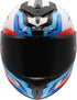 LS2 FF820 Rapid III Hyper Helmet - White/Blue/Red Gloss
