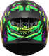 LS2 FF820 Rapid III Lycant Helmet - Purple/Green Gloss
