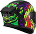LS2 FF820 Rapid III Lycant Helmet - Purple/Green Gloss