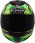 LS2 FF820 Rapid III Lycant Helmet - Purple/Green Gloss