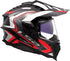 LS2 MX701 Explorer Carbon Frontier II Helmet - Red