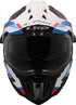 LS2 MX701 Explorer Carbon Frontier II Helmet - White/Blue