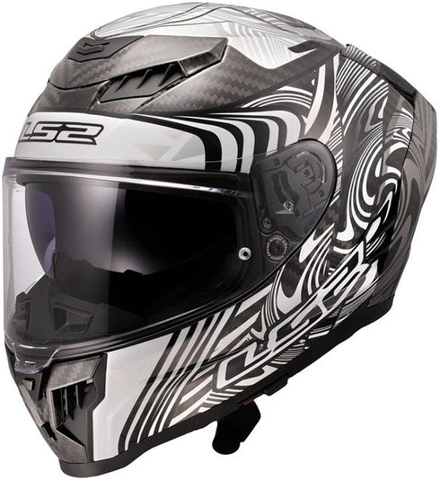 LS2 FF807 Dragon Enthum Helmet - Silver