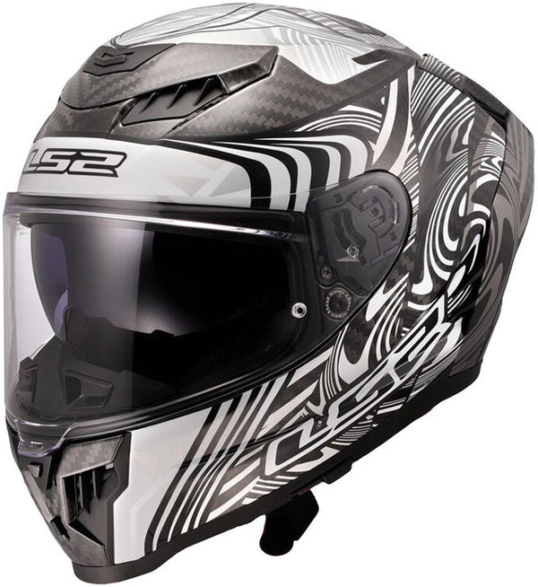 LS2 FF807 Dragon Enthum Helmet - Silver