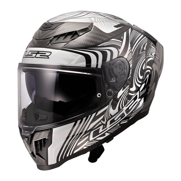LS2 FF807 Dragon Enthum Helmet - Silver