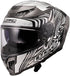 LS2 FF807 Dragon Enthum Helmet - Silver