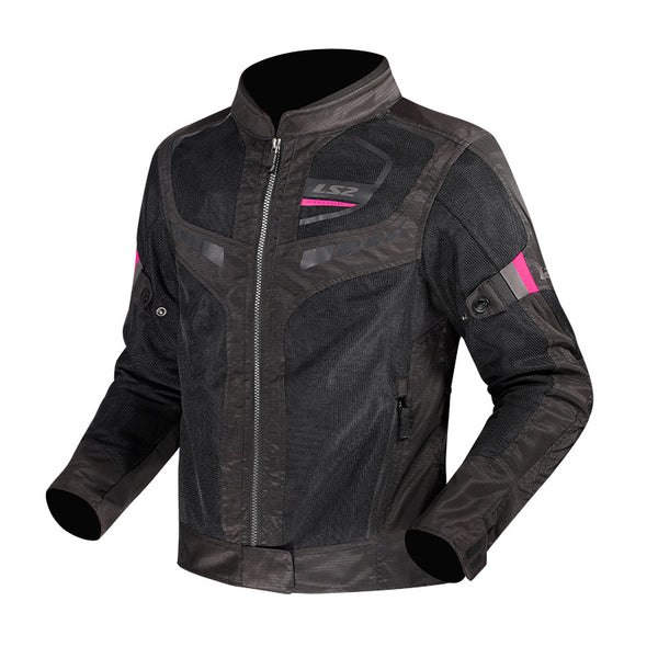 LS2 Ladies Garda Air Jacket - Black/Pink