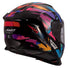 LS2 FF818 Storm III Kaos Helmet - Black/Purple/Blue