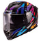 LS2 FF818 Storm III Kaos Helmet - Black/Purple/Blue