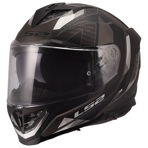 LS2 FF818 Storm III Sporty Helmet - Black/Grey Matt