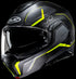 HJC i100 Lorix MC3HSF - Anthracite/Yellow
