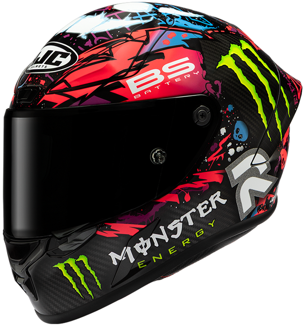 HJC RPHA 1 V2 Carbon Funky Diablo Helmet - MC8 — Motorcycle Helmets (image 1 of 5)