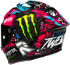 HJC RPHA 1 V2 Carbon Funky Diablo Helmet - MC8 — Motorcycle Helmets (image 3 of 5)